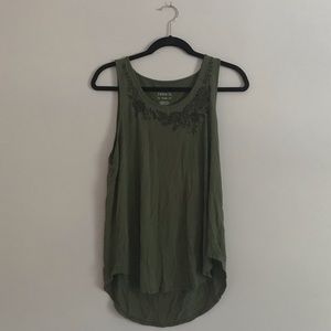 American Eagle Green Tank Top